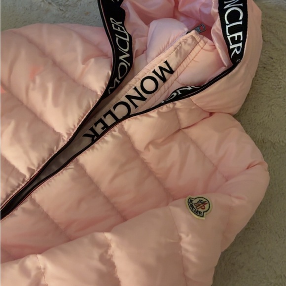 Moncler Light Pink Puffer Jacket - Picture 5 of 5